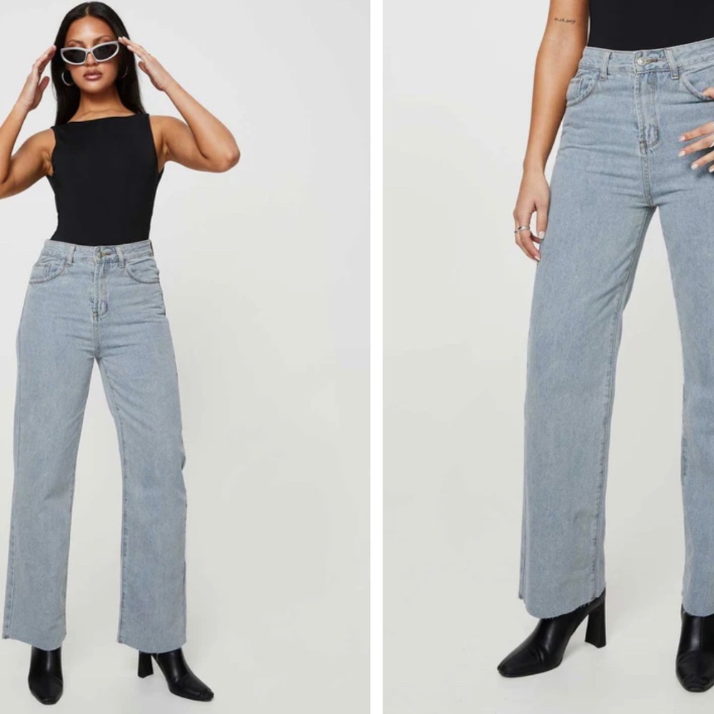 Princess Polly Kalinda Denim Jeans US 6 BNWT